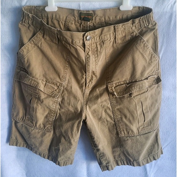 boulder creek mens cargo shorts 38 tall tan pockets - Picture 1 of 7
